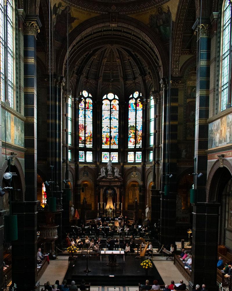 6月10日:康考迪亚管乐团在圣. 阿姆斯特丹尼古拉斯大教堂(pc: Sam Held)
