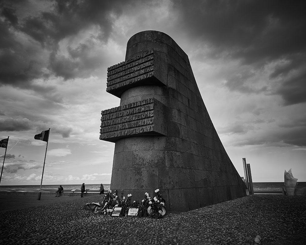 The Omaha Beach Memorial, site of our concert on D-Day (photo credit: Brandon Dunivent)