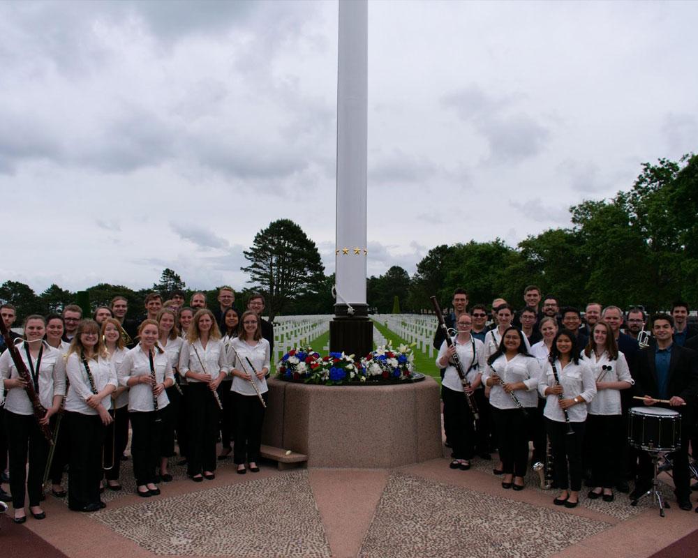 June 5: The CWO at the Normandy American Cemetery (pc: Sam Held)
